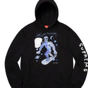 Supreme X Daniel Johnston The Silver Surfer Hooded Sweatshirt